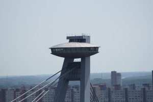 Most Slovenského národního povstání, Jozef Lacko, Ladislav Kušnír, Ivan Slameň, Arpád Tesár, 1968-1973. Foto: Frettie, Wikipedia, lic. CC BY-SA 4.0