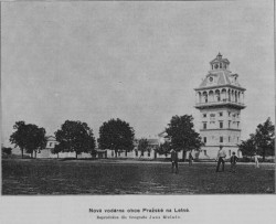 Vodárenská věž na Letné, Jindřich Fialka 1887-1887.