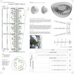 NOSCALE architects, Tensegrity Tower, projekt