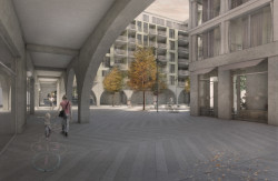 Bytový dům v Karlíně, vizualizace, Barbora Červeňová