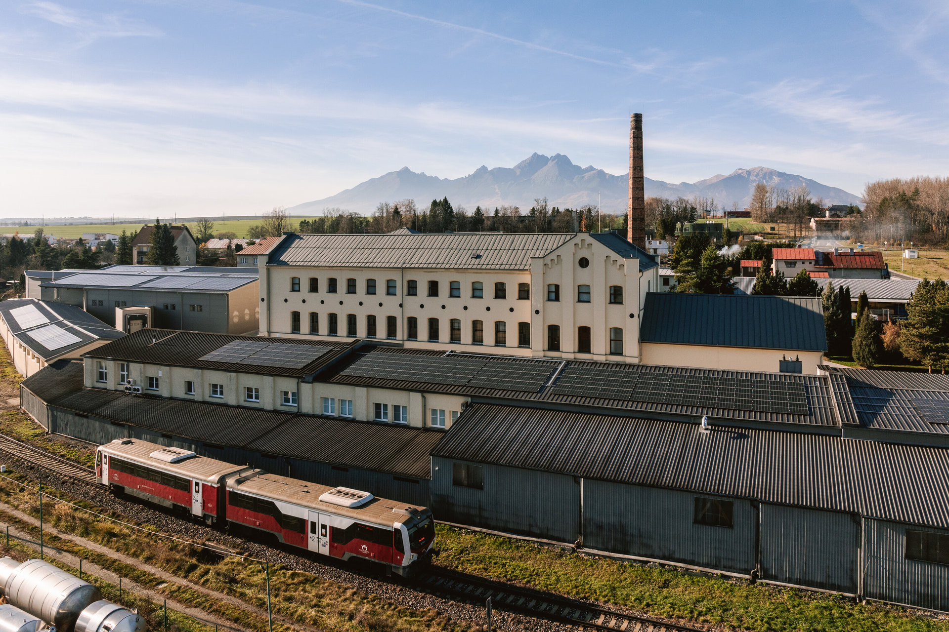 Přádelna lnu vznikla v roce 1860. (Rekonstrukce přádelny v Kežmarku; BEEF Architekti)