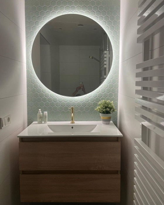 Mozaika HEXAGONY světle zelená