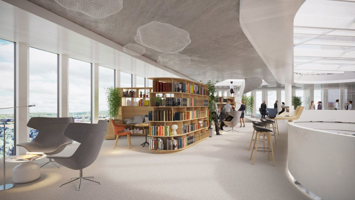 Návrh nové centrály firmy Schüco, 3XN