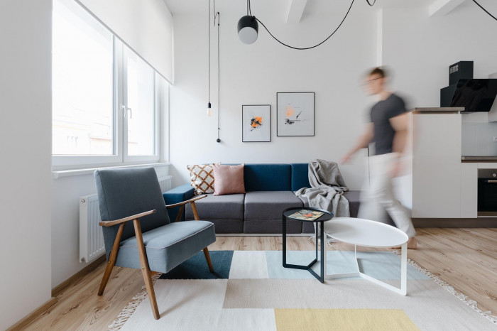 Garsoniéra Nusle, Mooza architecture