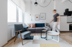 Garsoniéra Nusle, Mooza architecture