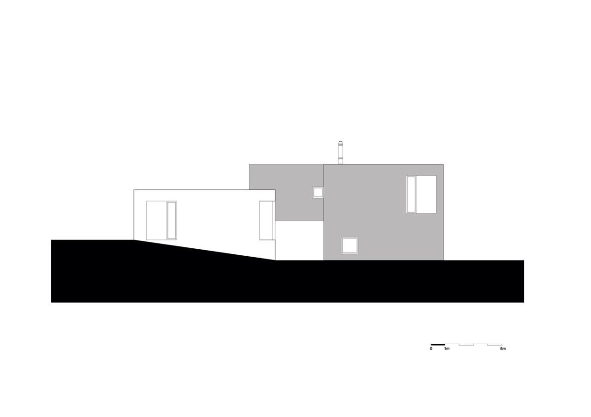 plusminusarchitects, Vrakuňa house, pohled západní – foto