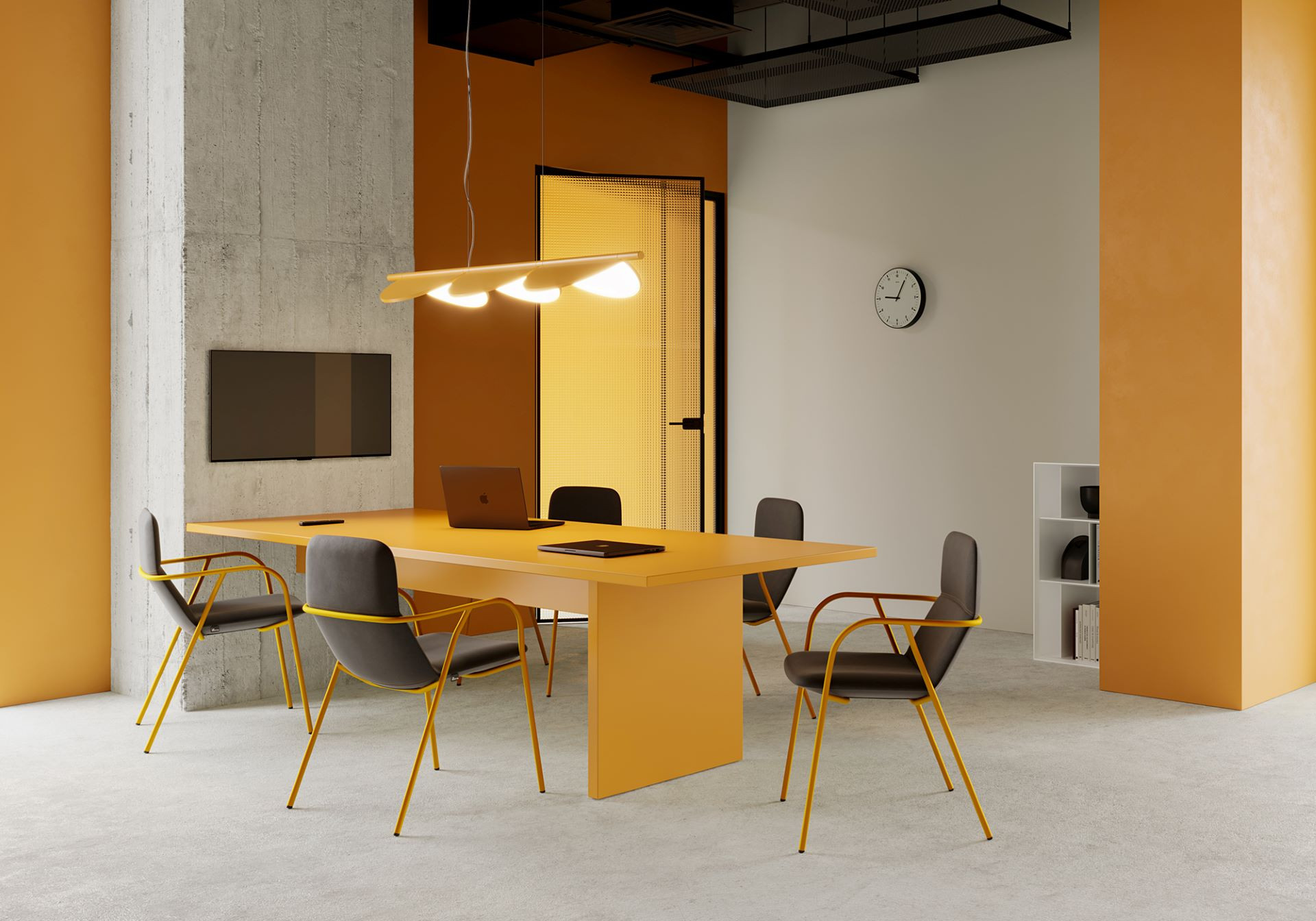 Designová konferenční židle Flexi Light od italského studia Orlandini Design.