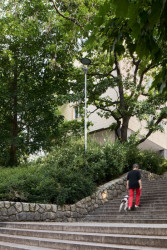 Schody k sokolovně (Obnova Riegrových sadů, Matouš Jebavý)