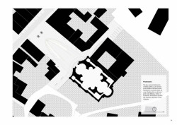 Jiří Lukáš, Centrum Jablonného v Podještědí, prostranství před bazilikou, situace – foto