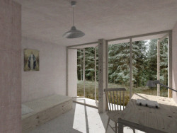 Vítěz 21. ročníku studentské soutěže Ještěd f Kleci, projekt Duševní lázně od Dity Petráňové