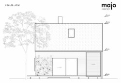 Dům pod třešní, pohled jižní, MAJO