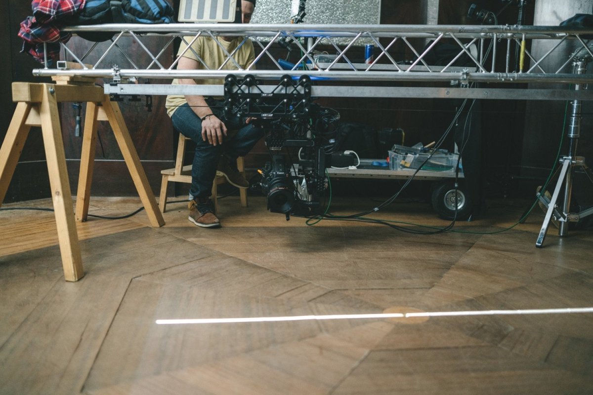 Fotografie z tvorby dokumentárního filmu Pohodlné století.