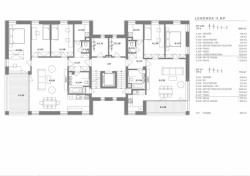 BD Krásnopolská, půdorys 2NP, ATELIER 38