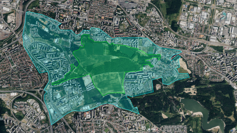 Mapa Trojmezí - širší vztahy
