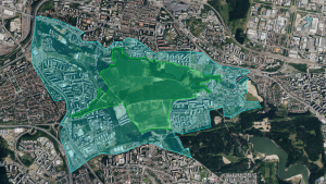 Mapa Trojmezí - širší vztahy
