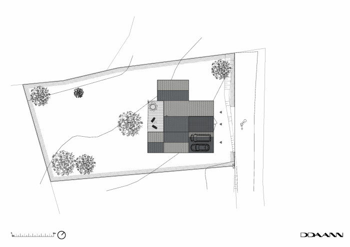 Letní sídlo, DDAANN/ Daniel Rohan, Daniel Baudis, situace