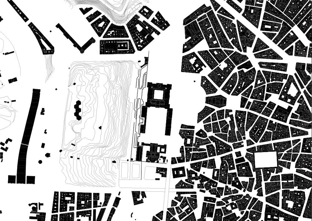 Emilio Tuñón Architects, Mansilla + Tuñón Arquitectos, Královské umělecké sbírky, situace