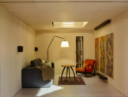 Obývací pokoj (Krabice ve stodole; Facha architekti)