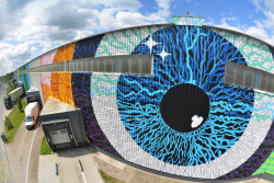 Velkoformátový mural art Kosmos, Michal Škapa