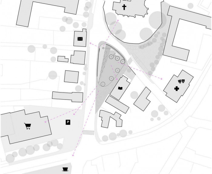 Náves ve Velké Polomi, Ateliér 38,