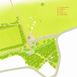 KVETARCH, Archeopark Pavlov, situace – foto