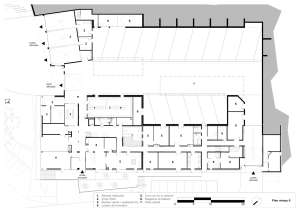STUDIO GARDONI architectures, Fire and Rescue Centre, Chamonix, půdorys 1. NP – foto