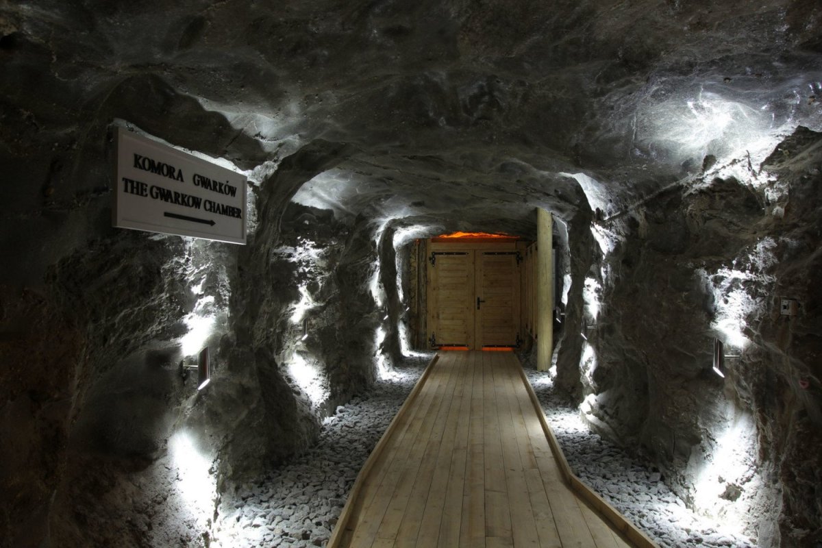 Podzemní prostory solného dolu Wieliczka