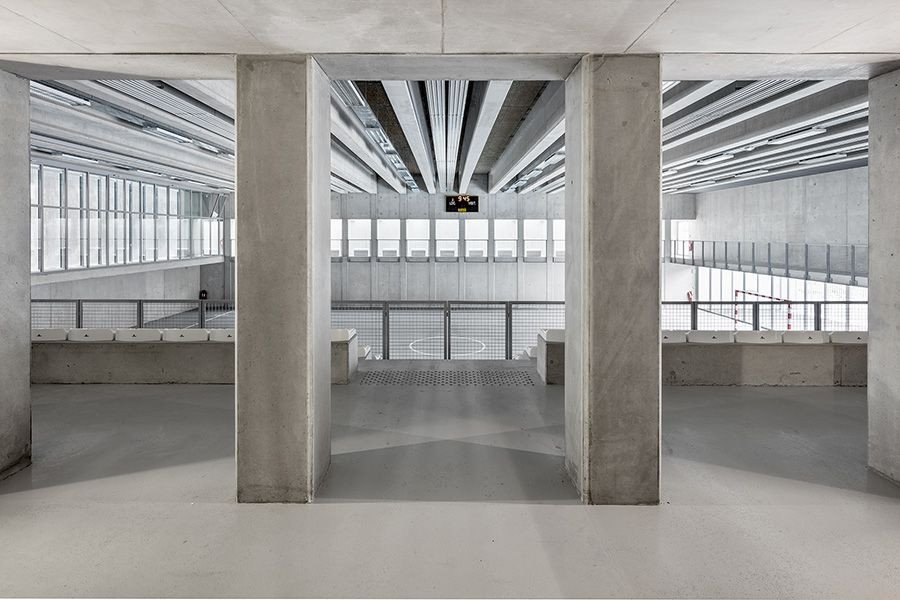 CAB ARCHITECTES, sportovní sál v Ariane, foto