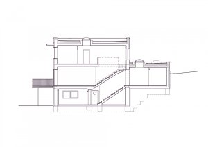 Vila Hrázní, Atelier RAW / Tomáš Rusín, Ivan Wahla, řez