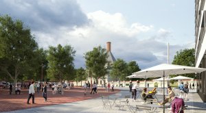 Revitalizace Mendlova náměstí v Brně, Chybík+Krištof, dílna Michala Palaščáka, vizualizace