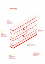 Martin Stupka, Dům U Lípy, axonometrie – foto