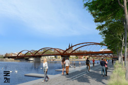 Mosty pod Vyšehradem - návrh nové podoby