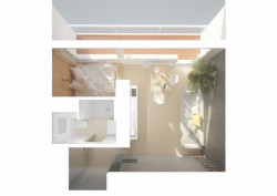 Byt Troja, vizualizace půdorysu