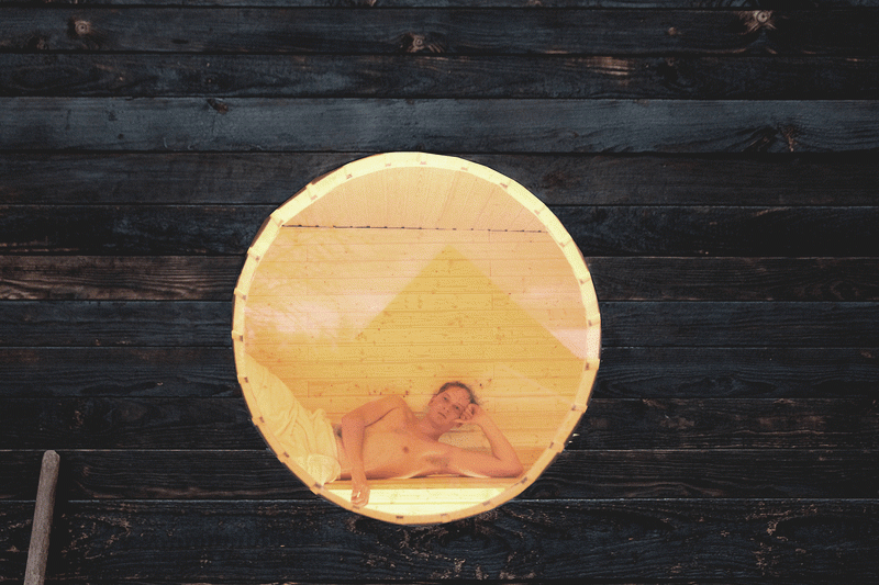 Sauna od Šimona Semeráka (studio TAMTI architekti)
