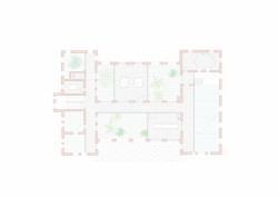 Přestavba psychiatrické léčebny PC Carritas v Belgii, Architecten de vylder vinck taillieu, výkresy