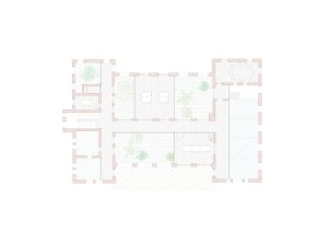 Přestavba psychiatrické léčebny PC Carritas v Belgii, Architecten de vylder vinck taillieu, výkresy