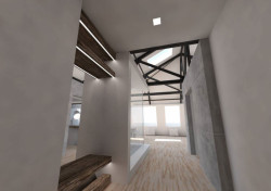 Marek Svoboda, Podkrovní byt Praha 7, vizualizace - foto