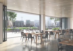 Společnost Schüco představuje své posuvné a shrnovací systémy.