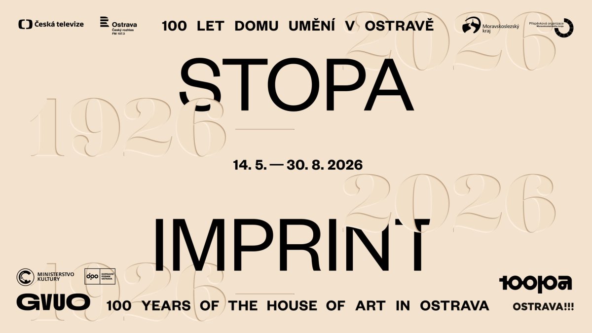 Pozvánka na výstavu Stopa k výročí sto let fungování galerie