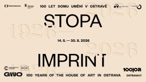 Pozvánka na výstavu Stopa k výročí sto let fungování galerie
