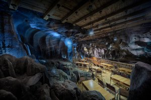 Podzemní prostory solného dolu Wieliczka