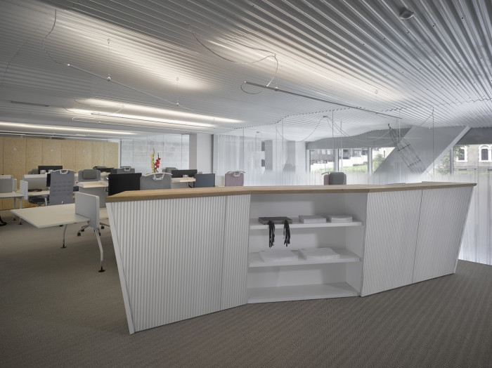 Kancelářské prostory a showroom developerské společnosti Satpo, Daniela Polubědovová