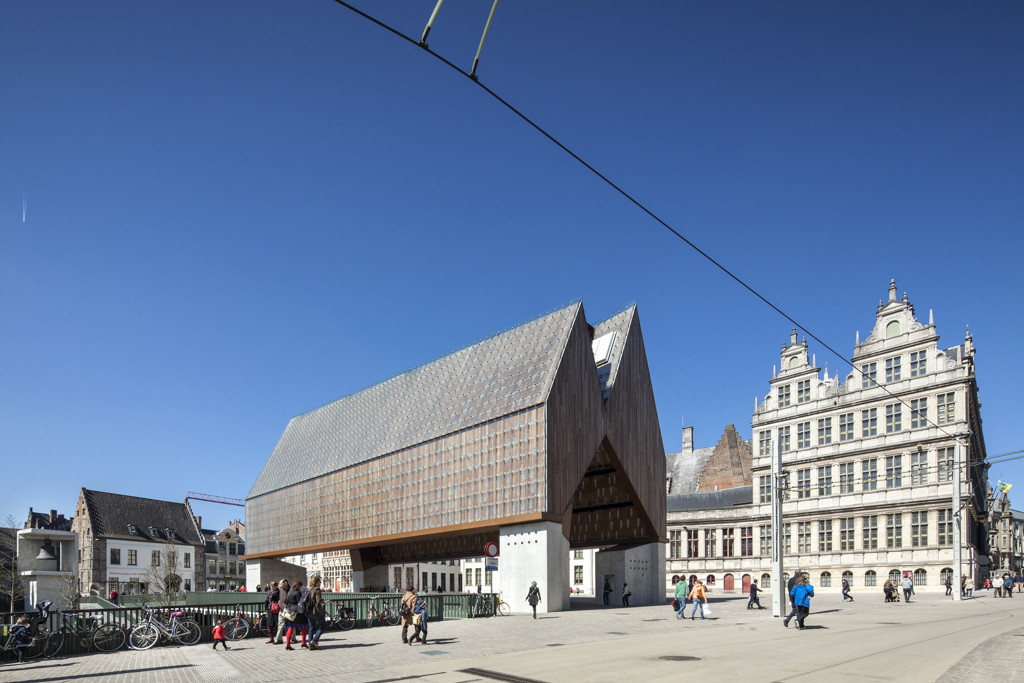 Městská tržnice v Gentu, Robbrecht en Daem, Marie-José Van Hee