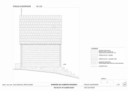 Jana Krákorová (ABM architekti), Zvonička na Vlašských Boudách, pohled JZ – foto