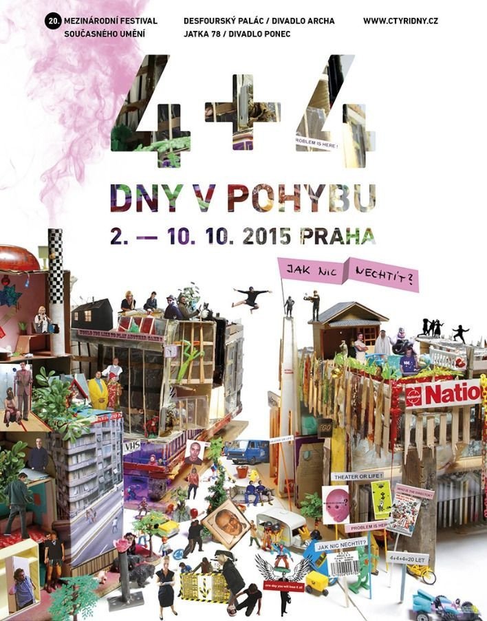 4+4 dny v pohybu 2015, plakát - foto