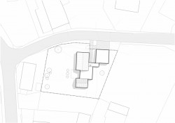 Rodinný dům na Brněnsku, FRIS architekti, situace