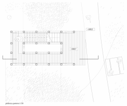 Karol Gregor, Jakub Herza, Viktória Mravčáková, Vyhliadková veža na Dubni, půdorys nástupního patra // 2. místo – foto