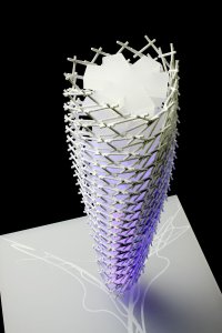 NOSCALE architects, Tensegrity Tower, projekt