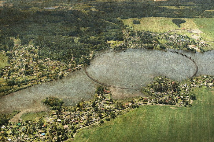 Vu Dinh Quang, Daniela Míková a Ondřej Novák, Malá architektura pro Velký rybník, kruhové molo - foto