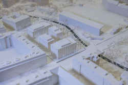 Fotografie modelu vítězného soutěžního návrhu